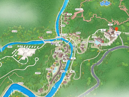 东昌府结合景区手绘地图智慧导览和720全景技术，可以让景区更加“动”起来，为游客提供更加身临其境的导览体验。